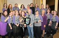 Big group photo of Sacramento Library people at PLA