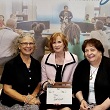 Left to right: Dorcas Hand, Sara Kelly Johns, and Susan Ballard