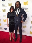 Colson Whitehead with wife Julie Barer