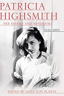 Cover of Patricia Highsmith: Her Diaries and Notebooks 1941–1995 (a black and white photo of Patricia Highsmith)