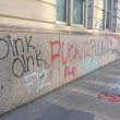 Black Lives Matter Protesters’ Spray Painting