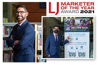 Nicholas Brown, LJ Marketer of the Year award winner