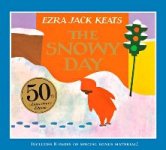 picture book cover the snowy day