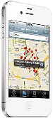 Iphone with app